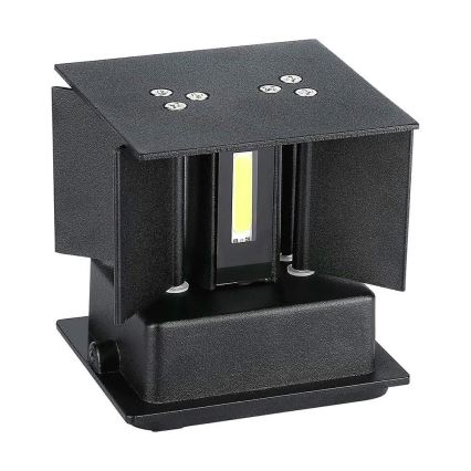 Уличный светодиодный настенный светильник LED/5W/230V 4000K IP65 черный