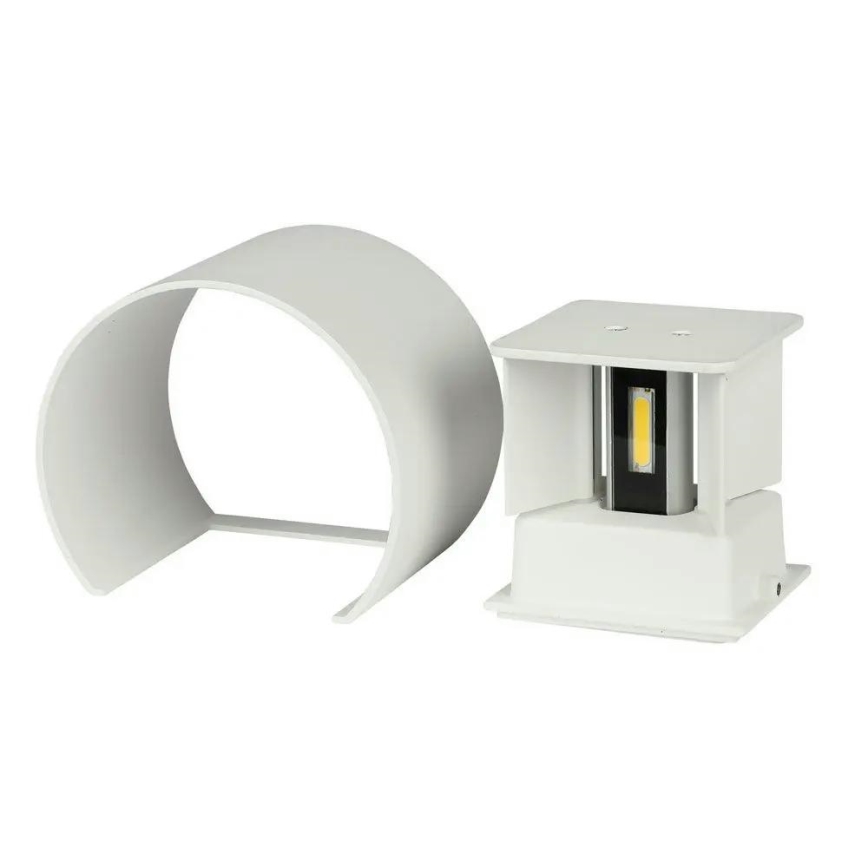 Уличный светодиодный настенный светильник LED/6W/230V 3000K IP65 белый