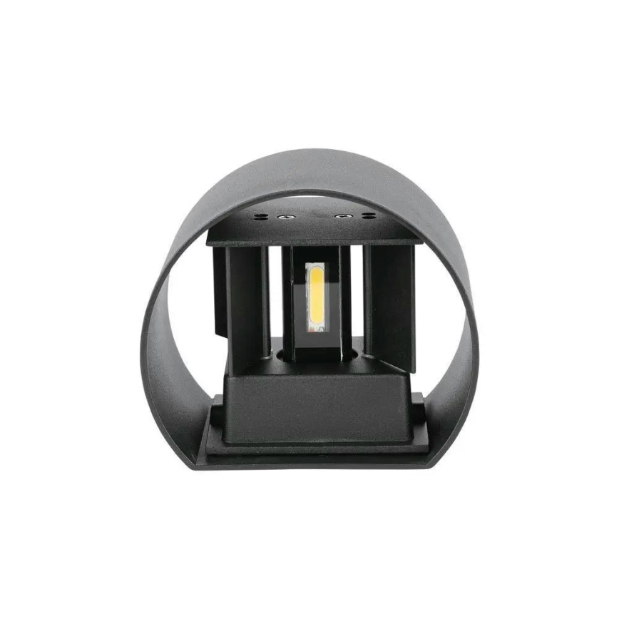 Уличный светодиодный настенный светильник LED/6W/230V 3000K IP65 черный