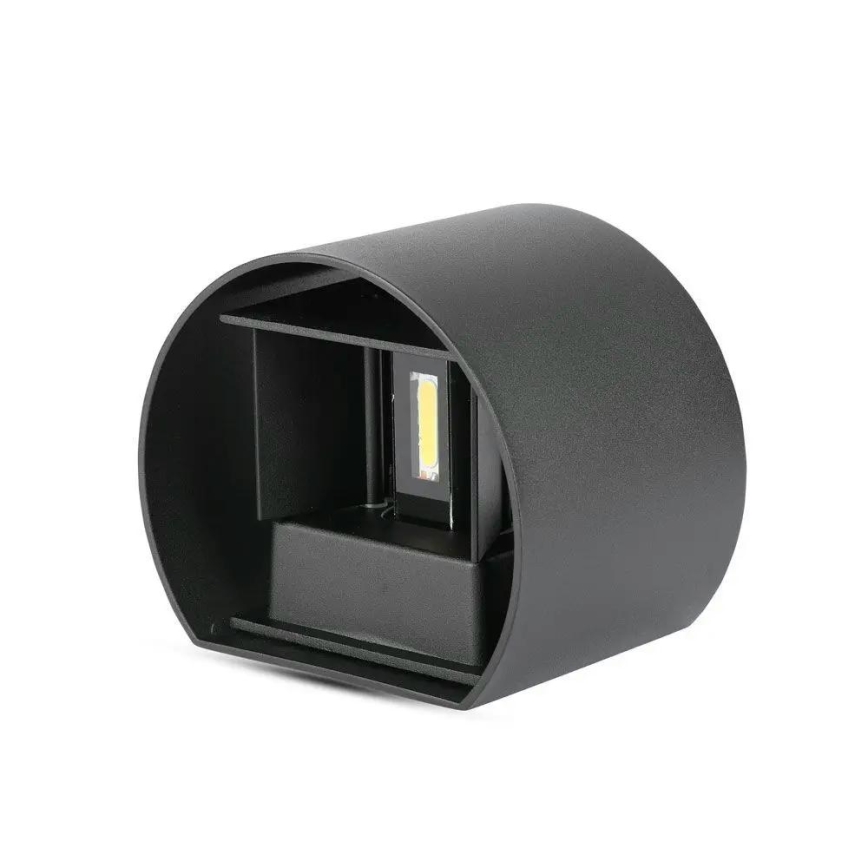 Уличный светодиодный настенный светильник LED/6W/230V 3000K IP65 черный