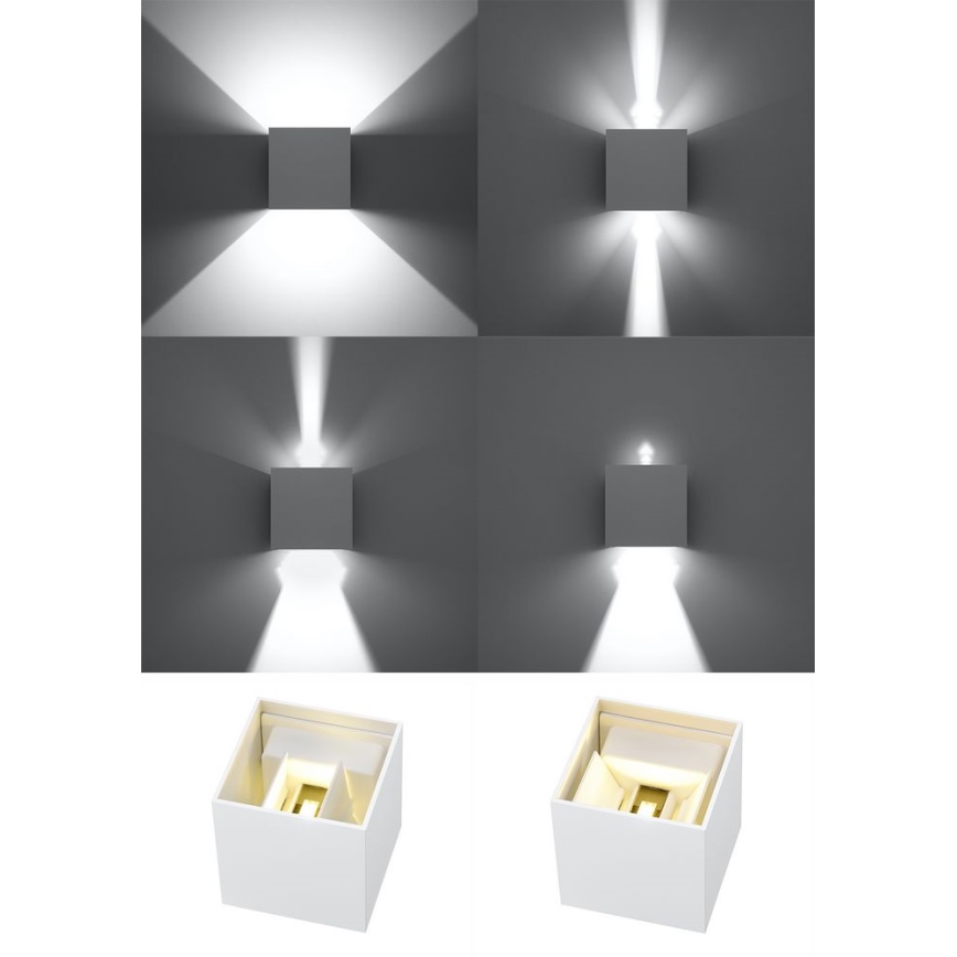 Уличный светодиодный настенный светильник LUCA LED/6W/230V IP54