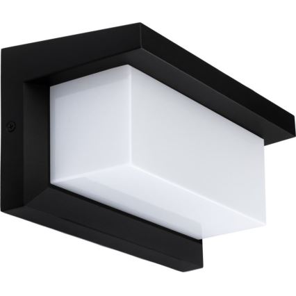 Уличный светодиодный настенный светильник NEELY 1xE27/9W/230V 3000K IP54 черный