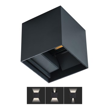 Уличный светодиодный настенный светильник REKA LED/7W/230V IP54 антрацит