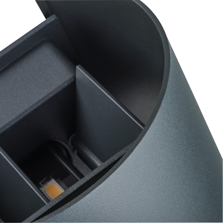 Уличный светодиодный настенный светильник REKA LED/7W/230V IP54 антрацит