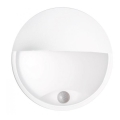 Уличный светодиодный настенный светильник с датчиком LED/14W/230V IP54