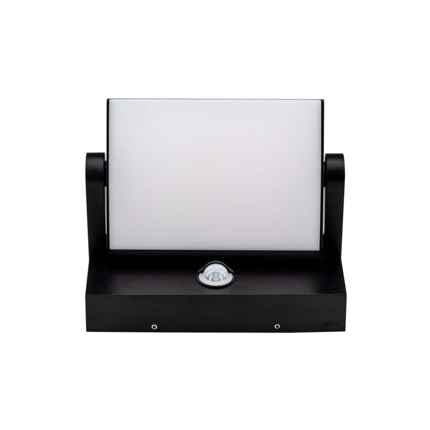 Уличный светодиодный настенный светильник с датчиком LED/17W/230V 4000K IP65 черный