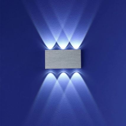 Уличный светодиодный потолочный светильник SILBER 6xLED/1W/230V IP54