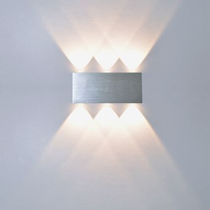 Уличный светодиодный потолочный светильник SILBER 6xLED/1W/230V IP54