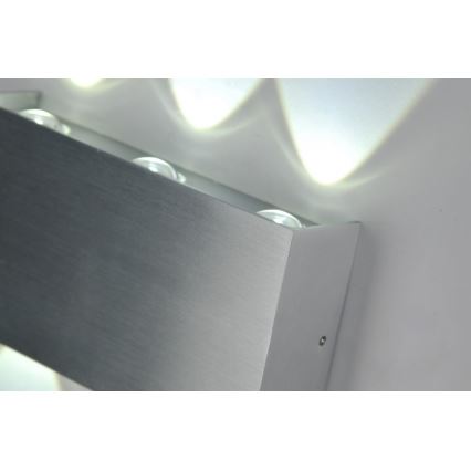 Уличный светодиодный потолочный светильник SILBER 6xLED/1W/230V IP54