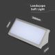 Уличный светодиодный настенный светильник LED/12W/230V 6400K IP65 серый