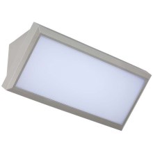 Уличный светодиодный настенный светильник LED/20W/230V 6400K IP65 серый