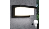 Уличный светодиодный настенный светильник NEELY 1xE27/10W/230V 3000K IP54 черный