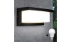 Уличный светодиодный настенный светильник NEELY 1xE27/10W/230V 4000K IP54 черный