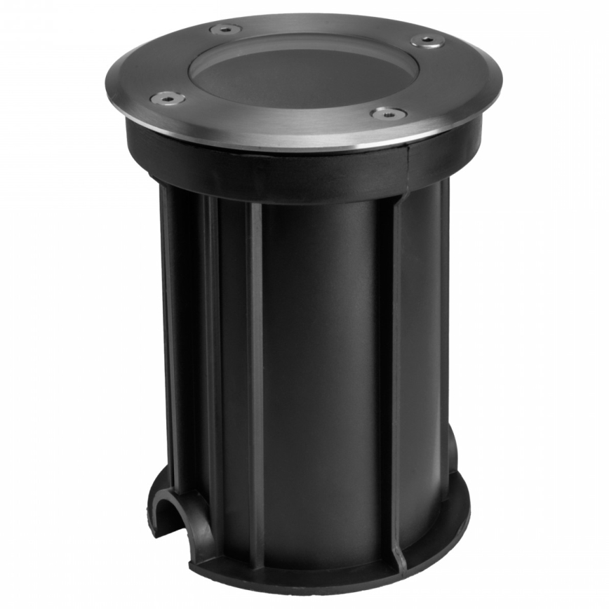 Уличный тротуарный светильник LUKKA CONNECT 1xGU10/4W/230V IP67 матовый хром круглый