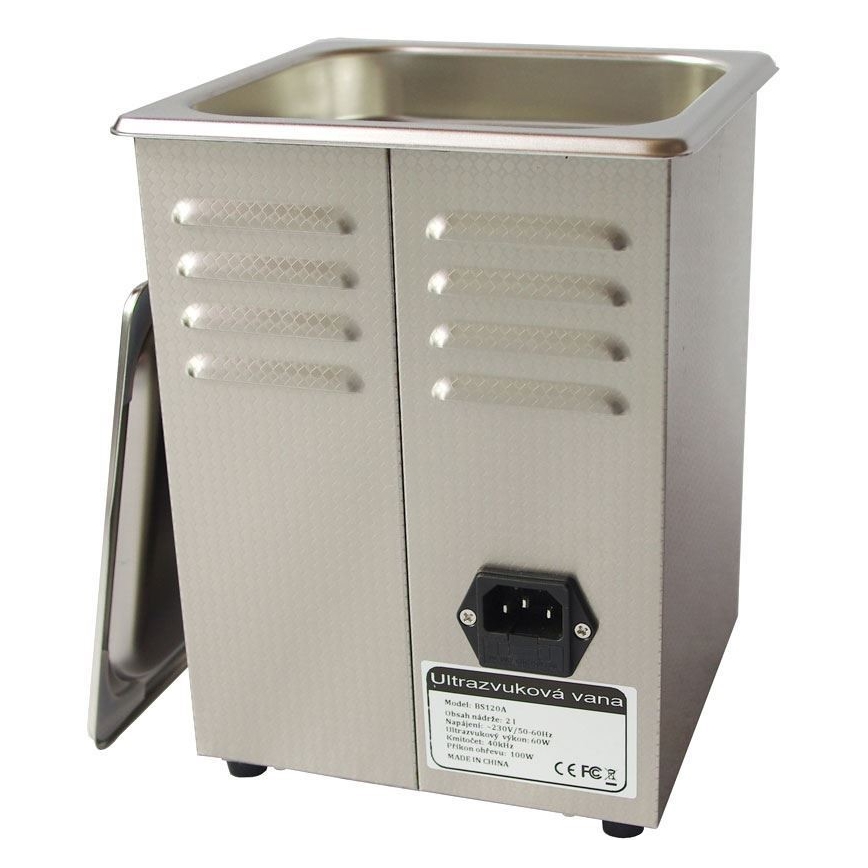 Ультразвукова мийка з підігрівом 160 Вт/230 В 2 л