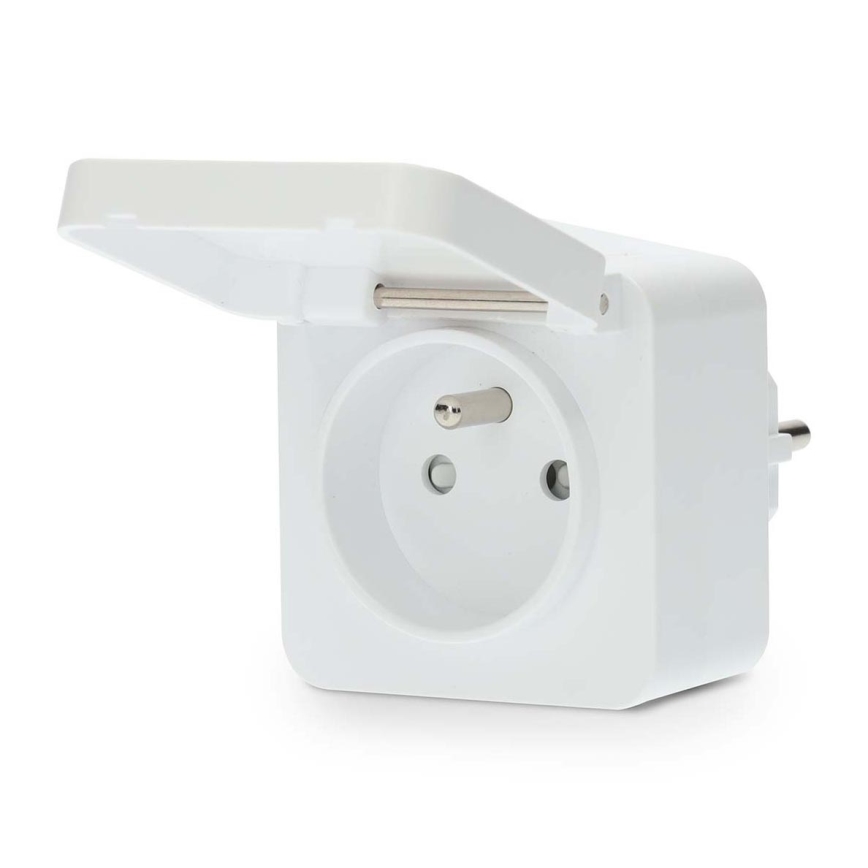 Умная розетка 3680W/230V/Type E/16A Wi-Fi Tuya IP44