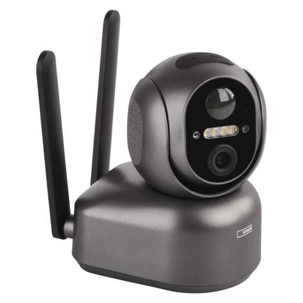 Умная солнечная камера с датчиком GoSmart — 4G/LTE, аккумулятор 10400 мА·ч, 5 В, степень защиты IP65, совместима с Tuya