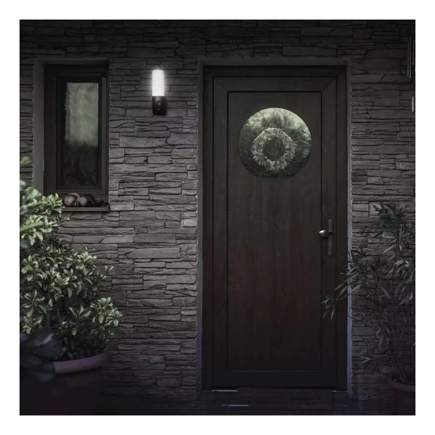 Умная уличная LED-камера с подсветкой GoSmart LED/12W/230V 3200K IP65 Wi-Fi Tuya черная