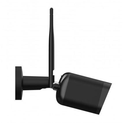 Умная уличная камера с датчиком, Full HD 1080p, 12V, IP65, Wi-Fi, Tuya, чёрная