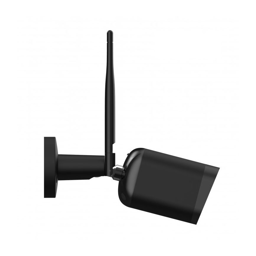 Умная уличная камера с датчиком, Full HD 1080p, 12V, IP65, Wi-Fi, Tuya, чёрная
