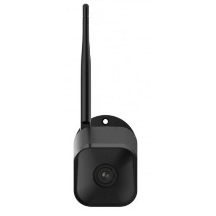 Умная уличная камера с датчиком, Full HD 1080p, 12V, IP65, Wi-Fi, Tuya, чёрная