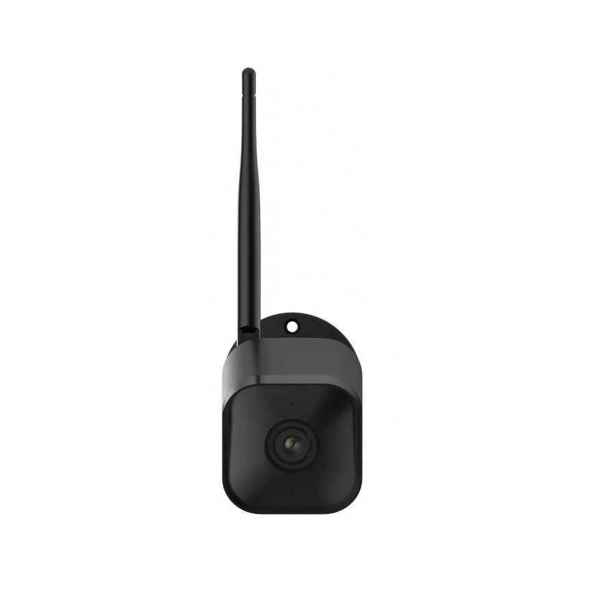 Умная уличная камера с датчиком, Full HD 1080p, 12V, IP65, Wi-Fi, Tuya, чёрная
