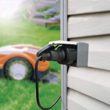 Умная уличная розетка GoSmart 3680W/230V/16A Wi-Fi Tuya IP44