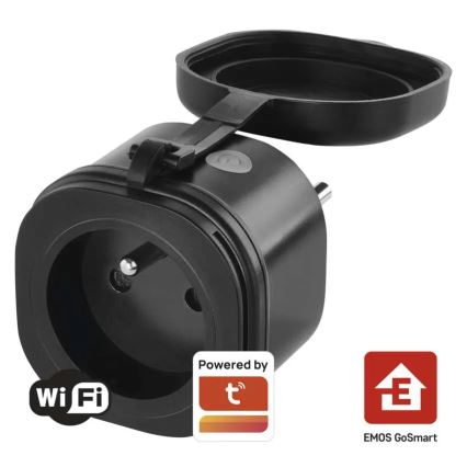 Умная уличная розетка GoSmart 3680W/230V/16A Wi-Fi Tuya IP44