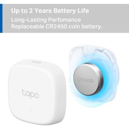 Умный датчик для измерения температуры и влажности 1xCR2450