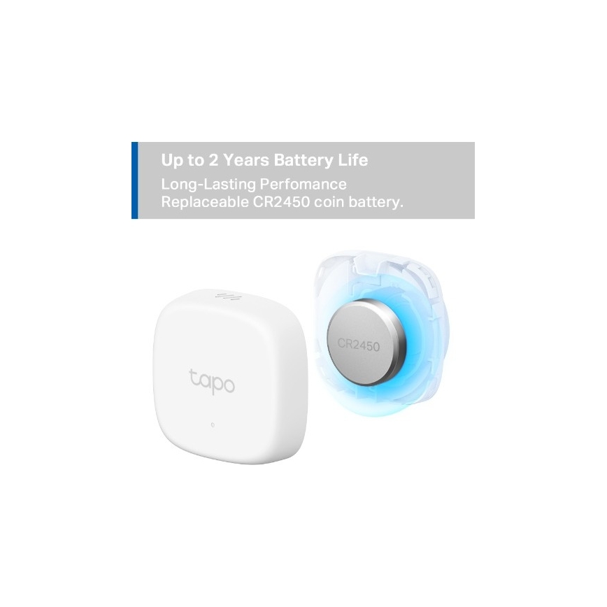 Умный датчик для измерения температуры и влажности 1xCR2450