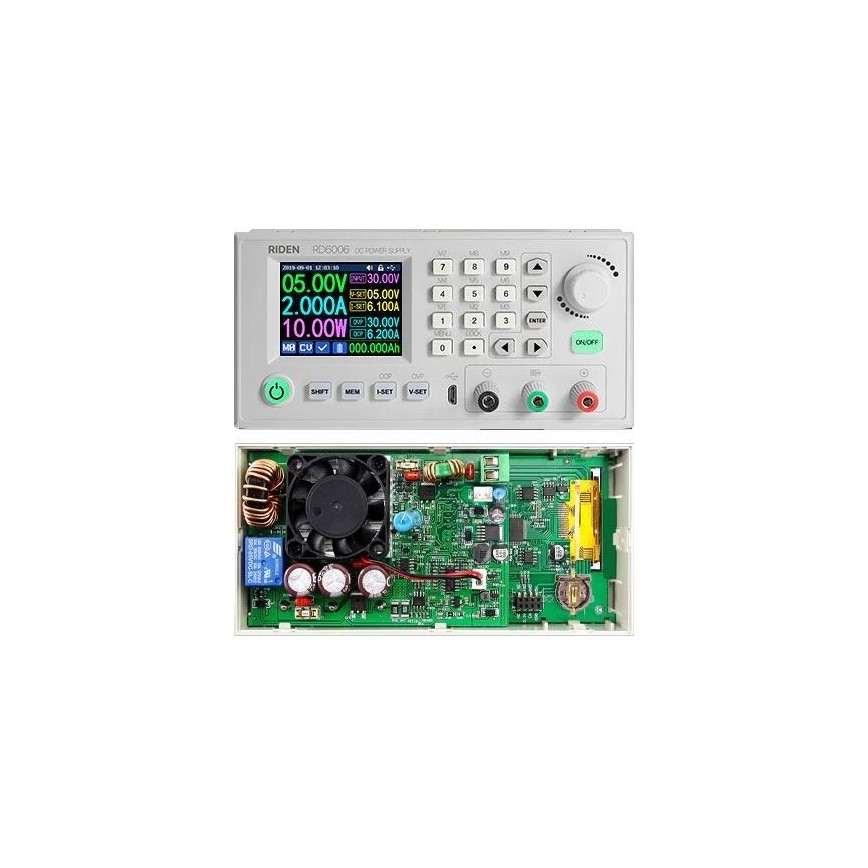 Умный лабораторный блок питания 0–60V/0–10A Wi-Fi