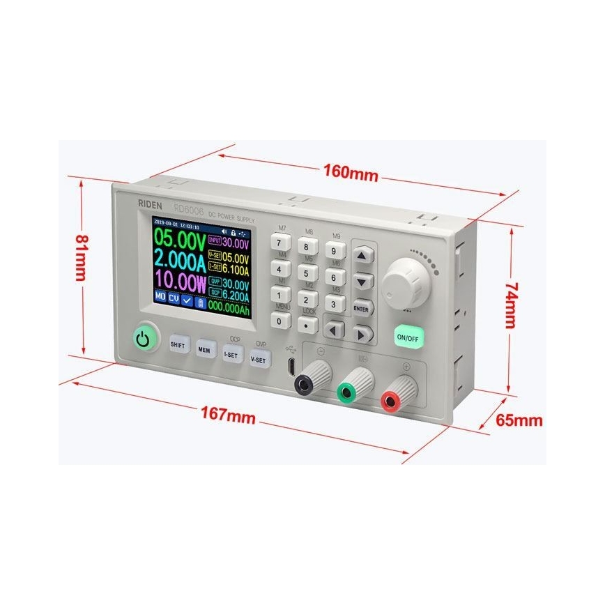 Умный лабораторный блок питания 0–60V/0–10A Wi-Fi
