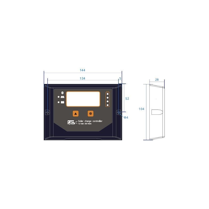 Умный регулятор заряда солнечной батареи PWM 12V/20A