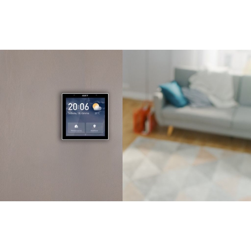 Умный шлюз с сенсорным дисплеем GW6 Wi-Fi Zigbee Bluetooth