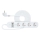 Умный удлинительный кабель с выключателем 4Z Тип E + 2x USB-A + 1x USB-C 1,5 м Wi-Fi Tuya белый