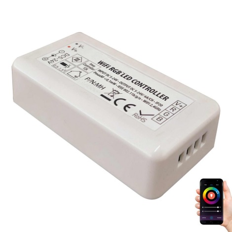 Умный контроллер для светодиодных RGB-лент 5-24V Wi-Fi Tuya