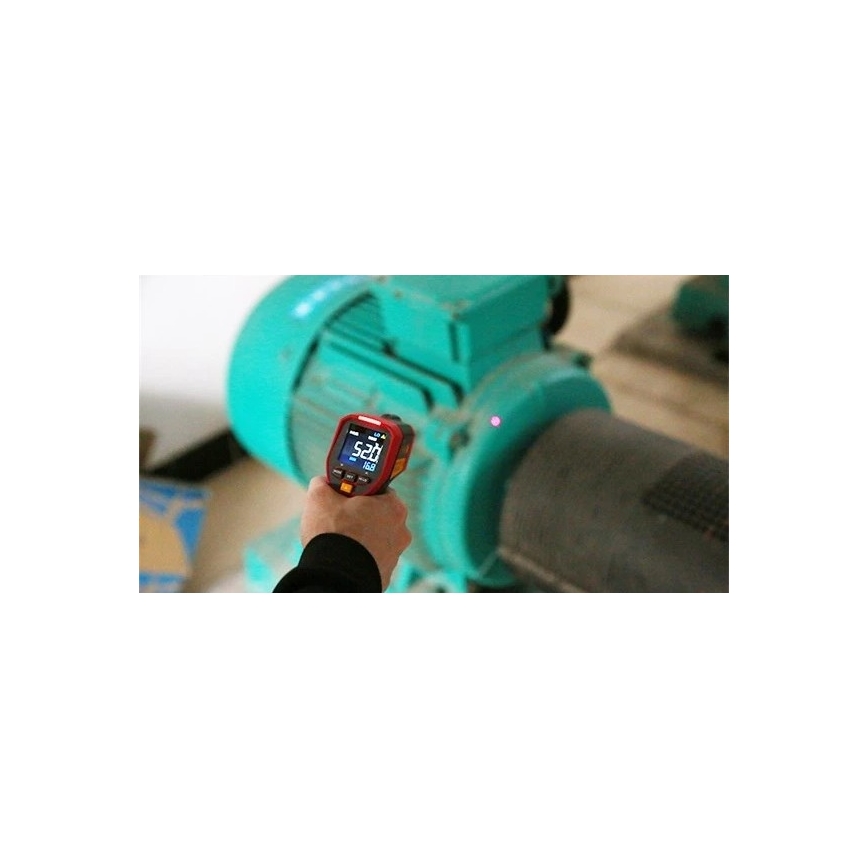 Uni-T - Інфрачервоний безконтактний термометр 1x9V 6LR61 600°C