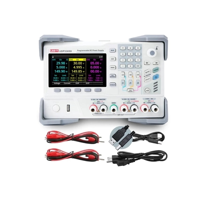 Uni-T UDP3305S - Лабораторний блок живлення UDP3305S 0-30V/0-6A