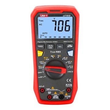 Uni-T UT161D - Мультиметр, питание 4xAAA
