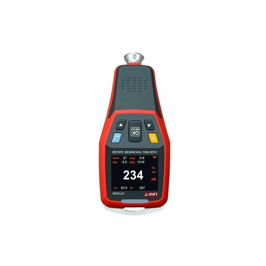 Uni-T UT343D - Толщиномер лакокрасочного покрытия 2xAAA