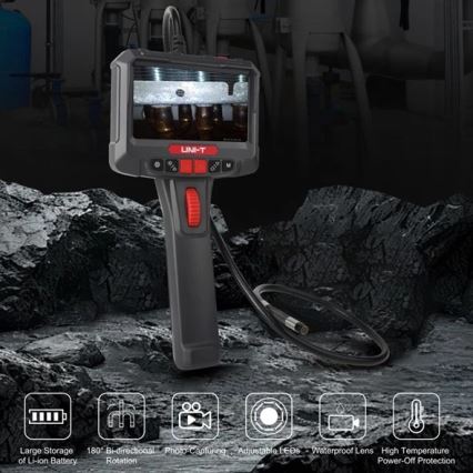 Uni-T UT663B - Бороскоп 3,7 В, 3000 мА·ч, IP67, 3 м