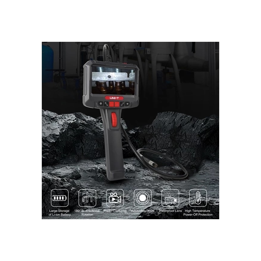 Uni-T UT663B - ендоскоп 3,7 В 3000 мА·год IP67 3 м