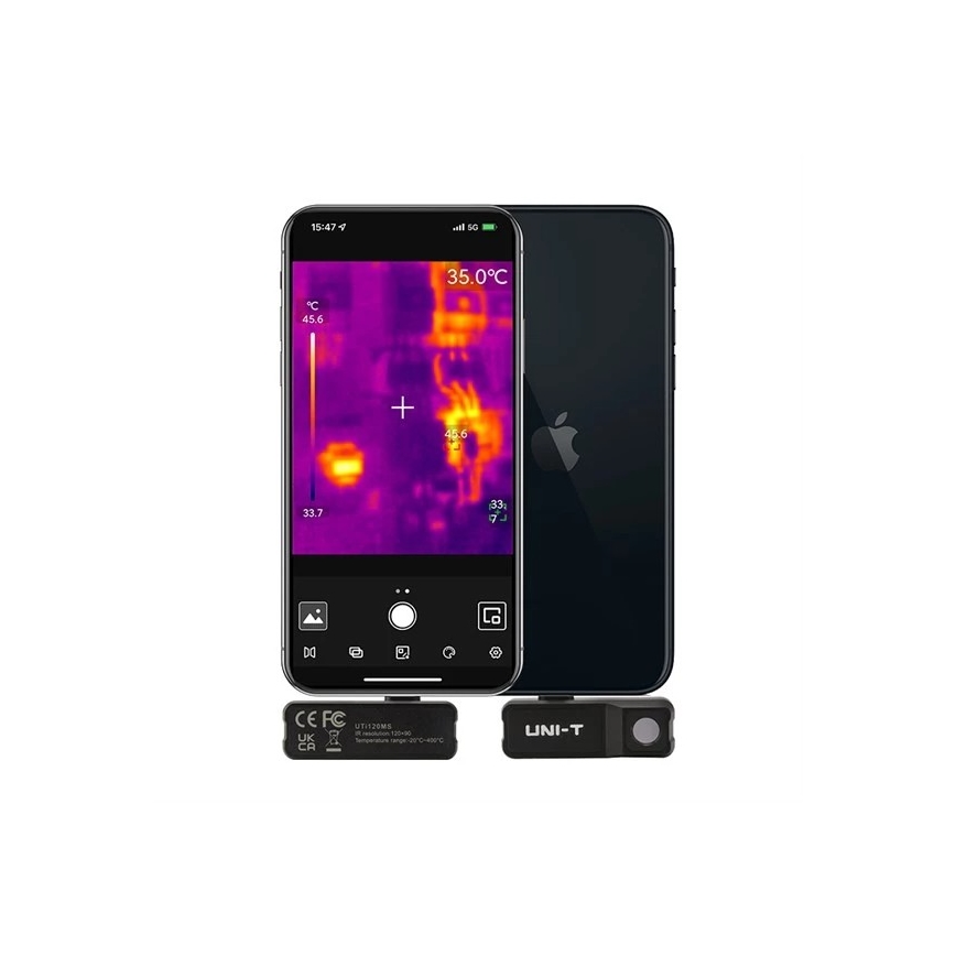 Uni-T UTi120MS - Тепловізійна камера lightning для iPhone