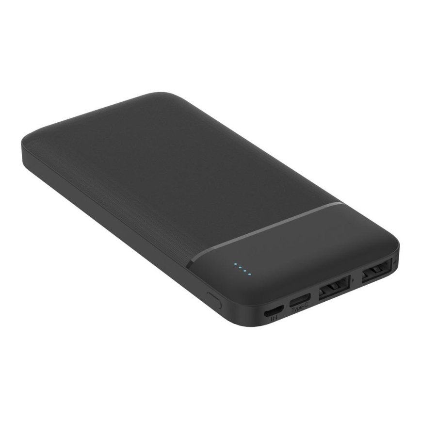 Універсальна мобільна батарея 10000 mAh 5V чорний