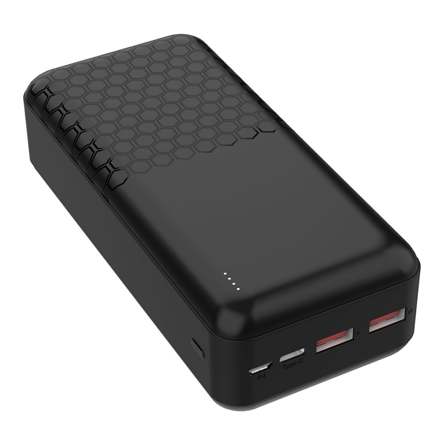 Універсальна мобільна батарея Power Delivery 30000 mAh/22,5W/3,7V чорний