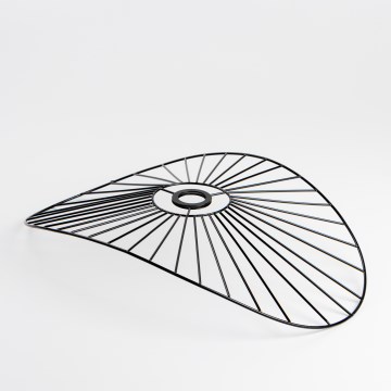 Універсальний абажур CURITIBA 40x56 см чорний