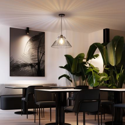 Універсальний абажур CURITIBA, діаметр 45 см, чорний