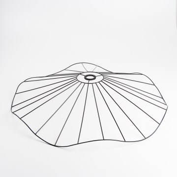 Універсальний абажур CURITIBA, діаметр 80 см, чорний