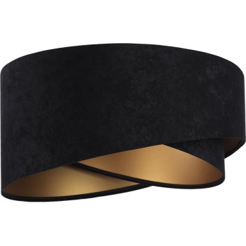 Універсальний абажур GALAXY E27 діаметром 45 см чорний/золотий