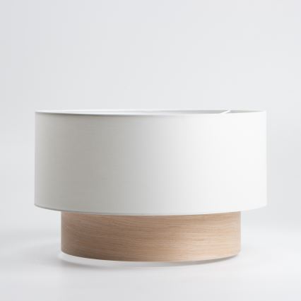 Універсальний абажур KERIA, діаметр 50 см, білий/коричневий